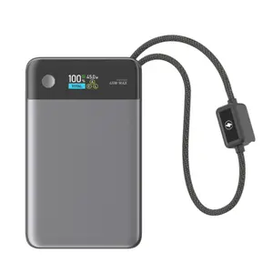 Pin sạc dự phòng StarGo Gem Plus S202 10000mAh 45W tích hợp cáp C+L và màn hình hiển thị
