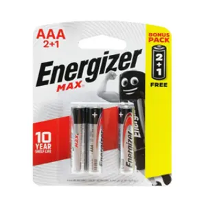 Pin tiểu Energizer Max AAA (2+1 viên/vỉ) E92 BP2+1