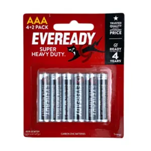 Pin tiểu Eveready SHD AAA (4+2 viên/vỉ) 1212 BP4+2