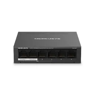 Switch 6 cổng 10/100Mbps Mercusys MS106LP 4 cổng POE+