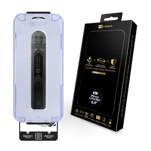 Dán kính cường lực màn hình Apple iPhone 17 Hoda Matte chống nhìn trộm full cao cấp đen