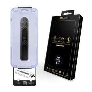 Dán kính cường lực màn hình Apple iPhone 17 Pro Hoda Matte chống nhìn trộm full cao cấp đen
