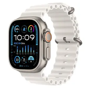 Apple Watch Ultra 2 2023 49mm (4G) - Viền Titan - Dây cao su - Cũ Trầy Xước