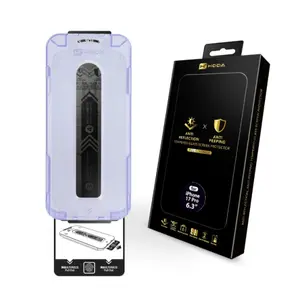 Dán kính cường lực màn hình Apple iPhone 17 Pro Hoda chống nhìn trộm full cao cấp đen