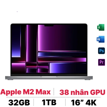 MacBook Pro 16 inch M2 Max 2023 (12 CPU - 38 GPU - 32GB - 1TB) 
