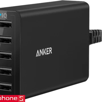 Sạc Anker PowerPort 5 Cổng 40W-8A A2124 Đen