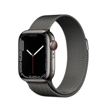 Apple Watch Series 7 45mm (4G) Viền thép dây thép - Cũ Trầy Xước
