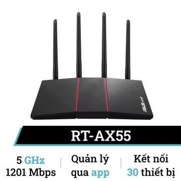 Router WiFi 6 Asus RT-AX55 AX1800
