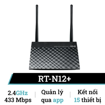 Router Wifi Chuẩn N 300Mbps Asus RT-N12+ - Cũ