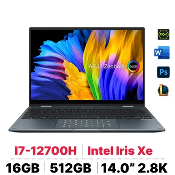 Laptop ASUS Zenbook 14 Flip OLED UP5401ZA-KN101W - Cũ Đẹp