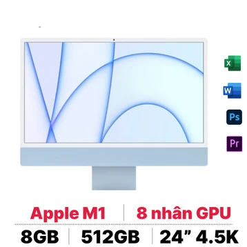 iMac 24 2021 M1 8GPU 8GB 512GB I Chính hãng Apple Việt Nam