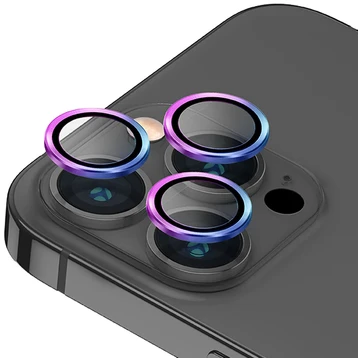 Miếng dán Camera iPhone 13 Pro/13 Pro Max UNIQ Graphite viền màu