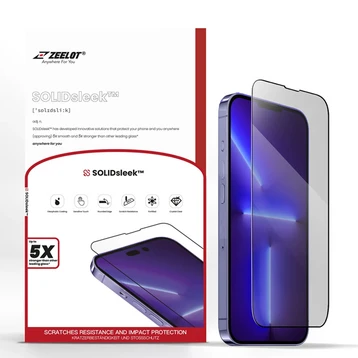 Kính cường lực chống nhìn trộm iPhone 14 Pro Max Zeelot Solidsleek Privacy