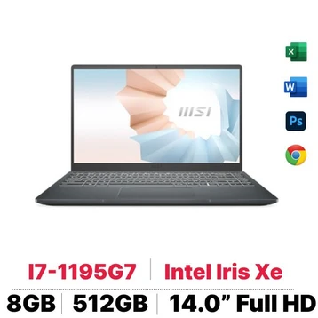 Laptop MSI Modern 14 B11MOU-1033VN - Cũ Xước Cấn