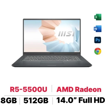 Laptop MSI Modern 14 B5M 204VN