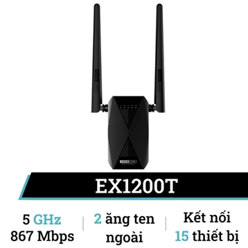 Bộ kích sóng Wifi Totolink  băng tần kép EX1200T băng tần kép AC1200