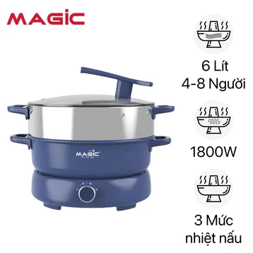 Nồi lẩu hấp hơi thuỷ nhiệt Magic Eco AC-282