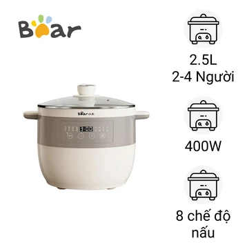 Nồi nấu chậm đa năng Bear DDZ-B25Q3