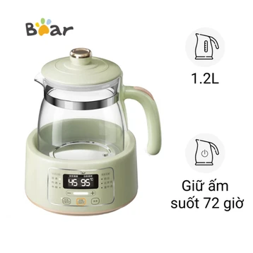 Bình đun và hâm nước pha sữa Bear TNQ-D12W7