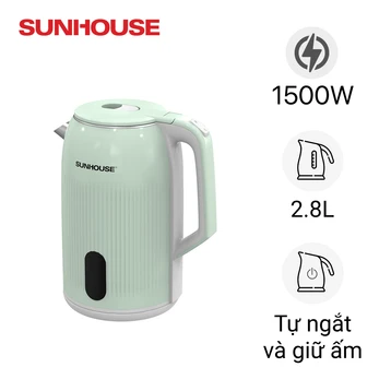 Ấm siêu tốc 2 lớp Sunhouse SHD1364