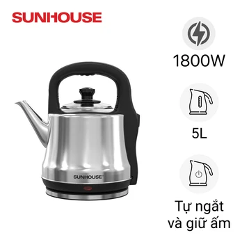 Ấm siêu tốc inox 5L Sunhouse SHD1403