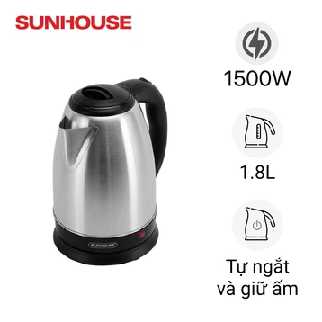 Ấm siêu tốc Inox Sunhouse SHD1182