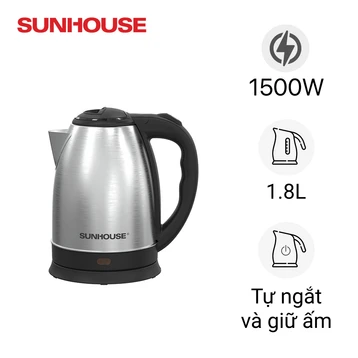 Ấm siêu tốc Inox Sunhouse SHD1182GT