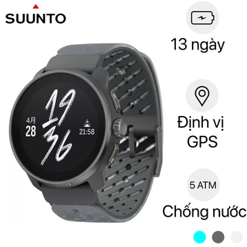 Đồng hồ thông minh Suunto Race S Viền Titanium