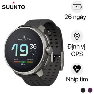 Đồng hồ thể thao định vị Suunto Race viền titanium