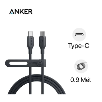 Cáp Anker 544 USB-C to USB-C 140W 0.9 mét A80F1