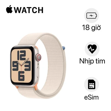 Apple Watch SE 2 2023 44mm (4G) viền nhôm  | Chính hãng Apple Việt Nam