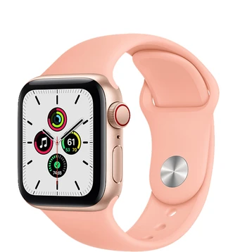 Apple Watch SE 44mm (4G) Viền Nhôm - Dây Cao Su - Cũ Đẹp 