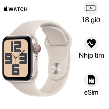 Apple Watch SE 2 2023 40mm (4G) viền nhôm | Chính hãng Apple Việt Nam