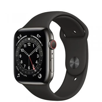 Apple Watch Series 6 40mm (4G) Viền Thép Dây Cao Su Chính Hãng - Cũ đẹp