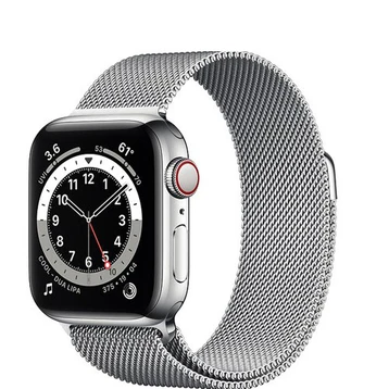 Apple Watch Series 6 44mm (4G) Viền Thép Dây Thép