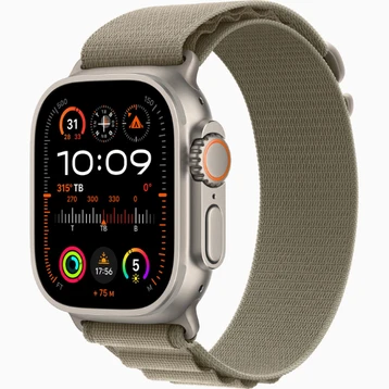 Apple Watch Ultra 2 49MM (4G) - Viền Titan Dây Vải Cỡ Trung - Cũ Đẹp