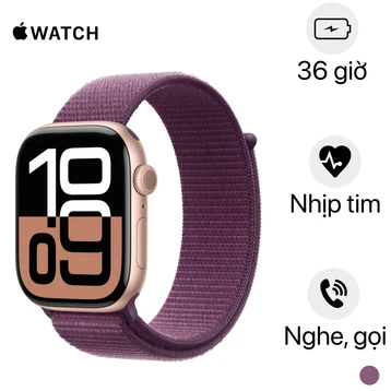 Apple Watch Series 10 42mm (GPS) Viền Nhôm - Dây Vải - Cũ Trầy Xước