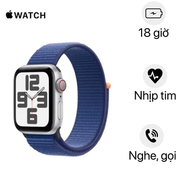 Apple Watch SE 2023 2 44mm (GPS) viền nhôm - dây vải | Chính hãng Apple Việt Nam