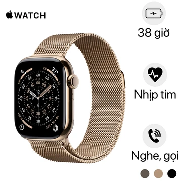 Apple Watch Series 11 42mm (5G) Viền Titan Dây Thép Size S/M | Chính hãng Apple Việt Nam