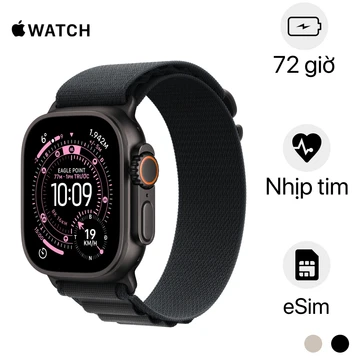 Apple Watch Ultra 3 49mm (5G) Viền Titan Dây Alpine Size S | Chính hãng Apple Việt Nam