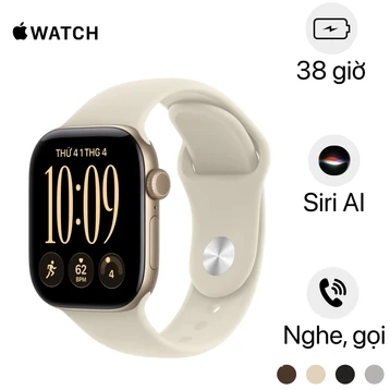 Apple Watch Series 12 42mm (GPS) Viền Nhôm Dây Cao Su Size S/M