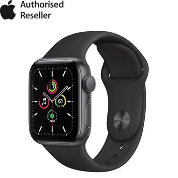 Apple Watch SE 44mm (GPS) Viền Nhôm Xám - Dây Cao Su Đen (MYDT2) - Cũ đẹp
