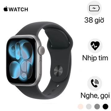 Apple Watch Series 11 46mm (5G) Viền Nhôm Dây Cao Su Size S/M | Chính hãng Apple Việt Nam