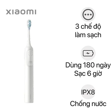 Bàn chải đánh răng điện sóng âm Xiaomi Oscillation Electric Toothbrush White GL BHR9814GL