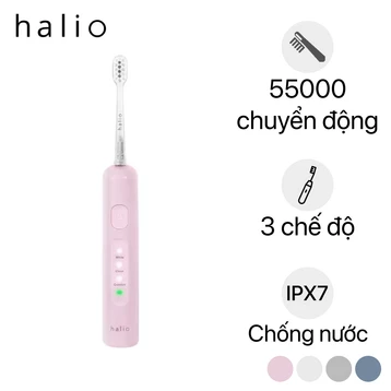 Bàn chải điện công nghệ chuyển động kép Halio Wave Sonic Electric Toothbrush