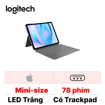 Bàn phím + Bao da iPad Air 13 (M2/M3/M4) Logitech Combo Touch