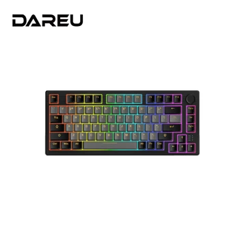 Bàn phím cơ không dây Dareu EK75 Pro RGB Black-Golden - Cũ