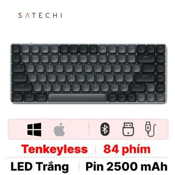 Bàn phím cơ không dây Satechi SM1 đen