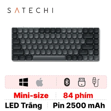 Bàn phím cơ không dây Satechi SM1 đen