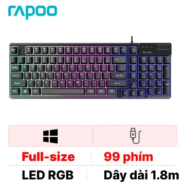 Bàn phím gaming có dây Rapoo V50S-98 Led